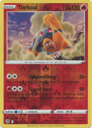 Brilliant Stars Torkoal #23/172 reverse holo